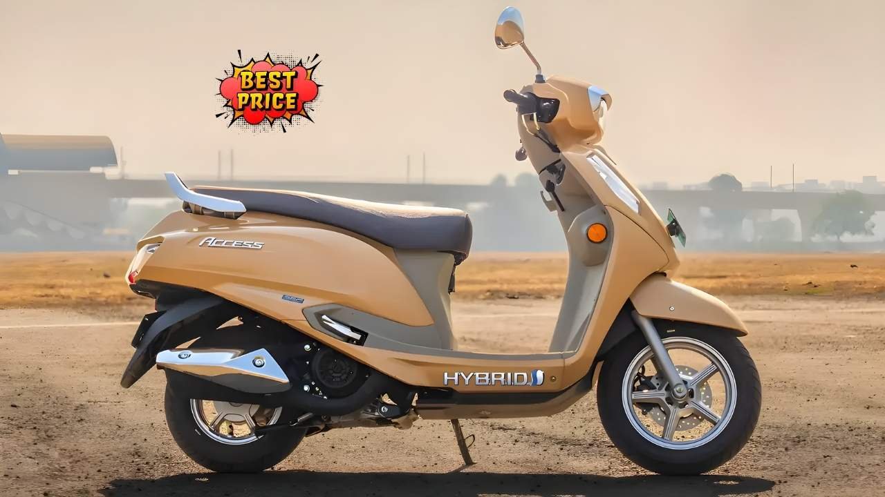 Suzuki Access 125 Hybrid Launched 80 kml Mileage with Smart Features